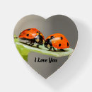 Search for heart shape paperweights Couple