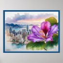 Search for hong kong posters Watercolor