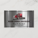 Search for semi truck business cards Trucking company