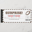 Search for football game invitations Sports ticket