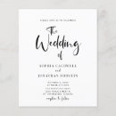 Search for registry wedding invitations Black and white