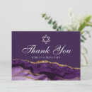 Search for purple and gold thank you cards Glam
