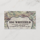 Search for army business cards camoflauge