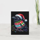 Search for raven christmas cards Santa