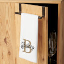 Search for monogram kitchen towels Gold