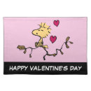 Search for valentines day placemats Snoopy