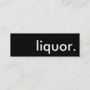 Search for liquor store business cards Alcohol
