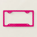 Search for hot pink license plate frames Cute