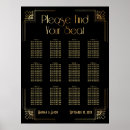 Search for gatsby wedding signs Black and gold
