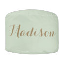 Search for indoor poufs Monogrammed