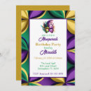 Search for green masquerade mask invitations Purple