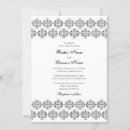 Search for damask black and white wedding invitations vintage