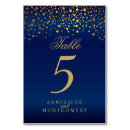 Search for navy and gold table cards Blue