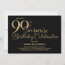 Search for surprise 90th birthday invitations Ninety