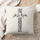 Search for he is risen pillows Christian
