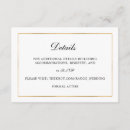 Search for classic wedding enclosure cards Simple