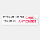 Search for antichrist bumper stickers God