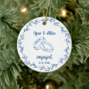 Search for engagement ring ornaments Mr and mrs