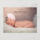 Search for birth announcement postcards Girl