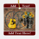 Search for sunflower ornaments Cowboy boots