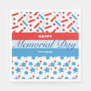 Search for memorial day napkins Patriotic