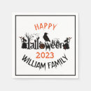 Search for antique halloween napkins Orange