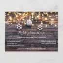 Search for snowflake holiday invitations Wood