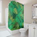 Search for tropical shower curtains Green