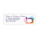 Search for sewing machine return address labels Alterations