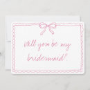 Search for elegant bridesmaid cards Handwritten