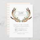 Search for antler baby shower invitations For her