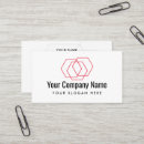 Search for hexagon business cards Unique