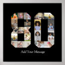 Search for 80th birthday posters Photo collage