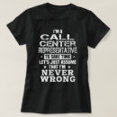 Search for call center tshirts Job