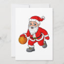 Search for basketball christmas invitations Santa