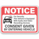 Search for security camera stickers Warning