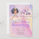 Search for african american princess birthday invitations Pink and gold