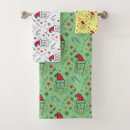 Search for cat christmas bath towels Illustration