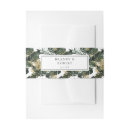 Search for leaf invitation belly bands weddings