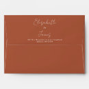 Search for terracotta wedding envelopes Modern elegant