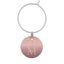 Search for letter wine charms Gold