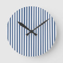 Search for navy blue clocks Striped