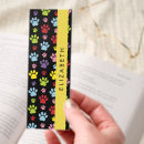 Search for dog bookmarks Pattern of paws