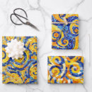 Search for starry night wrapping paper Modern