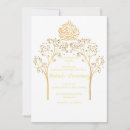Search for muslim mehndi invitations Gold