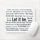 Search for inspirational quotes mousepads Inspire