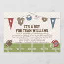 Search for football jersey invitations Baby