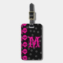 Search for skull luggage tags Girly