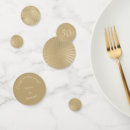 Search for 50th birthday confetti Golden anniversary