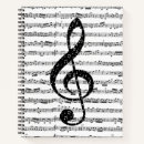 Search for sheet music notebooks Clef